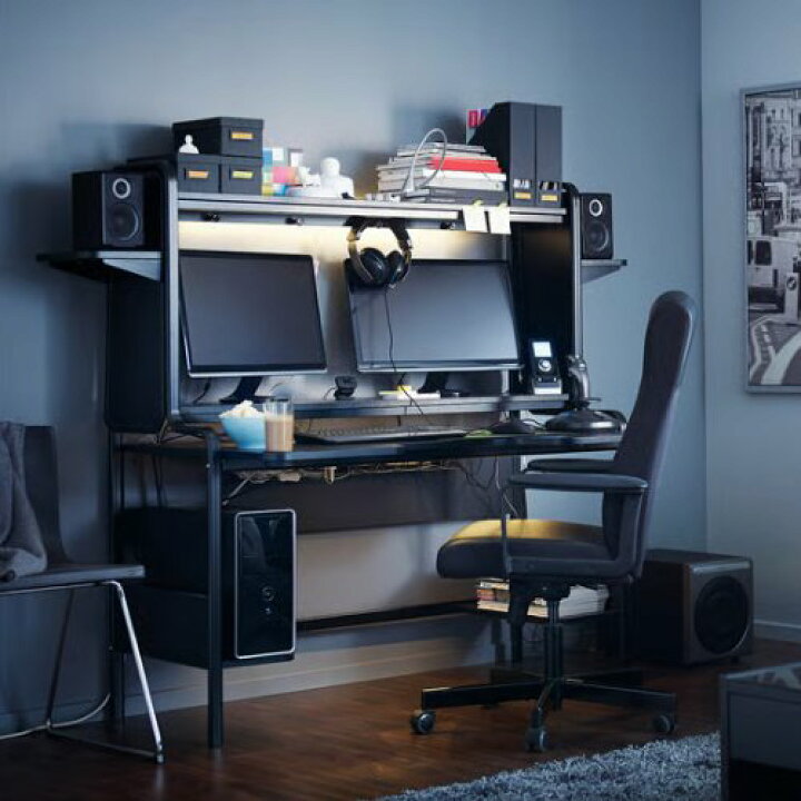 楽天市場】＊IKEA 202507FREDDE フレッデ ゲーミングデスク ブラック 