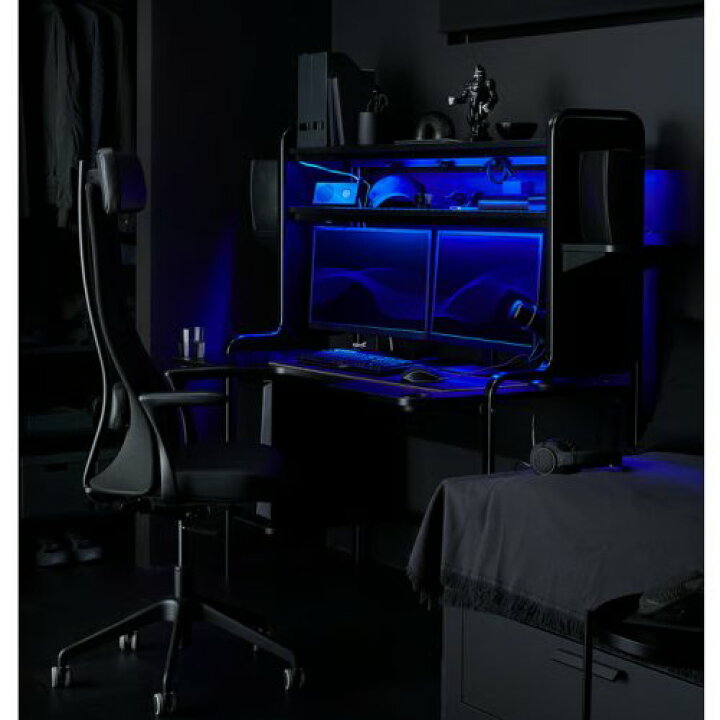 楽天市場】＊IKEA 202507FREDDE フレッデ ゲーミングデスク ブラック 