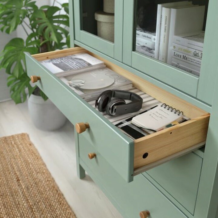 楽天市場】＊202508HEMNES ヘムネス コレクションケース グレー 