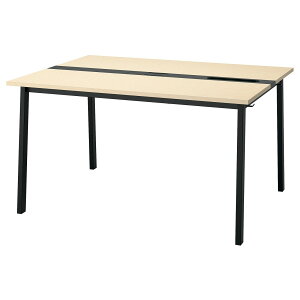 ��202607MITTZON �~�b�c�H�[�� ��c�p�e�[�u�� �o�[�`�ޓ˂���/�u���b�N 140x108x75 cmIKEA �C�P�A������� �V���� ��l��炵�~�[�e�B���O�f�X�N �I�t�B�X�Ƌ� �z�����[ ���[�N�X�y�[�X �ؖڒ�295.333