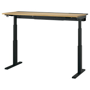 ��202607MITTZON �~�b�c�H�[�� �f�X�N ���~�� 100V �I�[�N�ޓ˂���/�u���b�N 160x60 cmIKEA �C�P�A������� �V���� ��l��炵�e�����[�N �ݑ�Ζ� �G���S�m�~�N�X �p�\�R���� �d��695.292.73