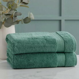 【2枚セット】【直送便】202307グランデュール バスタオル 2枚 オイルブルーGrandeur Bath Towel 100% ハイグロコットン幅76cm x 長さ147cm　高級ホテル超吸水コットンタオル 高級タオル グランドール1630992-4