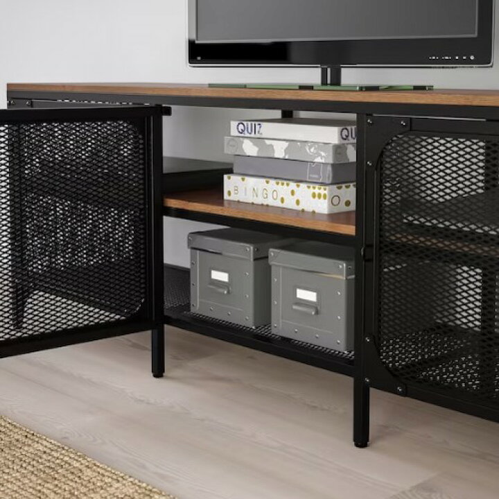 楽天市場】＊202401FJ?LLBO フィエルボ テレビ台 ブラック 150x36x54cm 