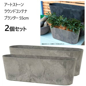 ���y�z202401�A�[�g�X�g�[�� ���E���h�R���e�i �v�����^�[ 55cm 2�Z�b�gARTSONE CONIC PLANTER�ꌊ:���� �G�R�t�����h���[ �����@�\ �y�ʃv�����^�[ ���A�� ���� ���O�@�ƒ�؉� ���|056766