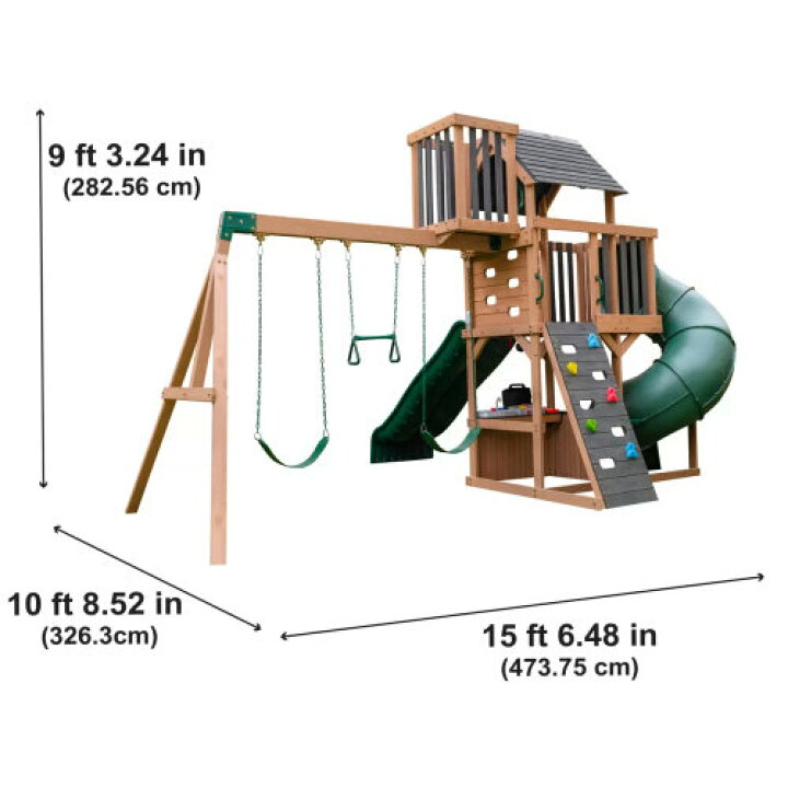 キッドクラフト フォレストゲート スイングセット Kidkraft 大型 プレイジム 屋外遊具 スライド ブランコ キッチン Q08122