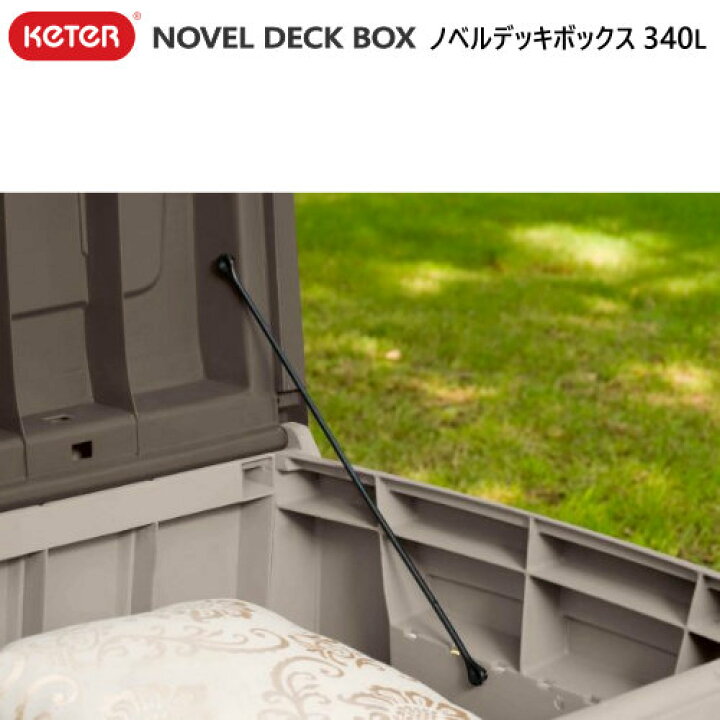 楽天市場】＊【3日前後発送】【在庫限り】Keter ノベルデッキボックス 