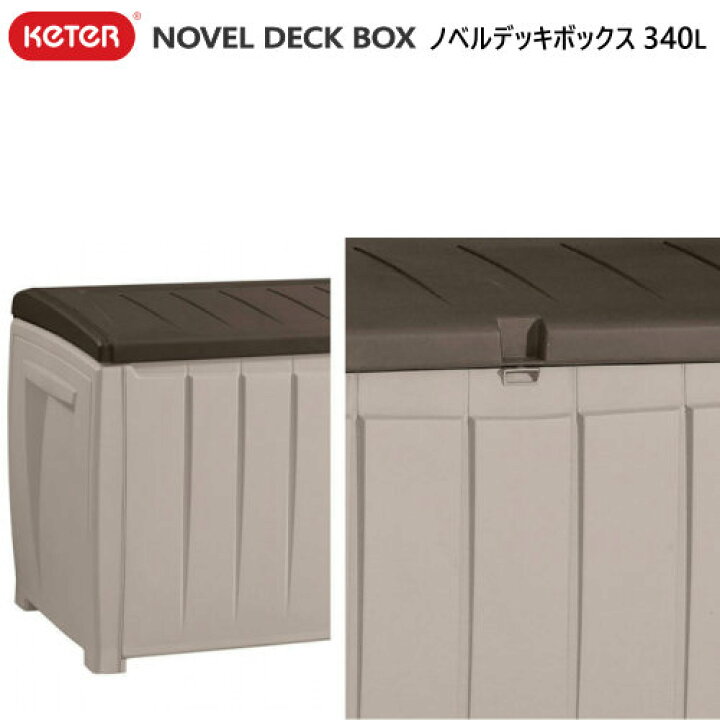 楽天市場】＊【3日前後発送】【在庫限り】Keter ノベルデッキボックス 