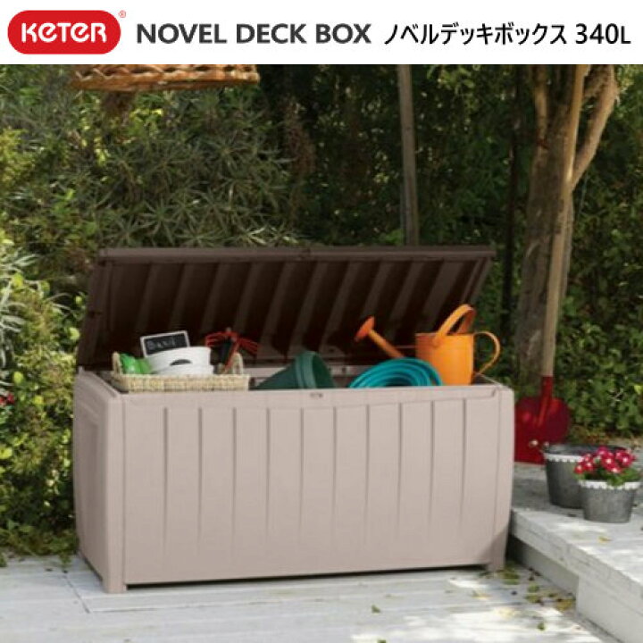 楽天市場】＊【3日前後発送】【在庫限り】Keter ノベルデッキボックス 
