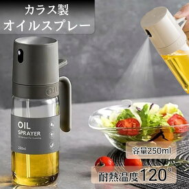 【即納！期間限定に2,480→1,480円】 オイルボトル ガラス 霧吹き 油ポットオイルスプレー ノンフライヤー オイルスプレー ガラス スプレーボトル 極細のミスト スプレー容器 ミストオイルスプレー 料理用 オイルボトル 液だれしない 油さし オイル差し 詰め替え容器