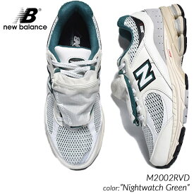 日本未発売 NEW BALANCE M2002RVD "Nightwatch Green" ニューバランス スニーカー ( 海外限定 緑 グリーン 白 ホワイト 1906 メンズ )