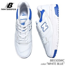NEW BALANCE BB550SWC "WHITE BLUE" ニューバランス スニーカー ( 白 ホワイト 青 ブルー D 650 メンズ )