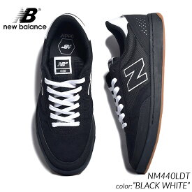日本未発売 NEW BALANCE NUMERIC NM440LDT "BLACK WHITE" ニューバランス ヌメリック スニーカー ( 黒 ブラック 白 ホワイト スケート D SKATE )