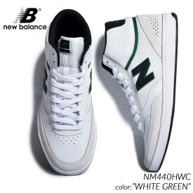 日本未発売 NEW BALANCE NUMERIC NM440HWC "WHITE GREEN" ニューバランス ヌメリック ハイカット スニーカー ( 海外限定 白 緑 )