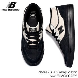 海外限定 NEW BALANCE NUMERIC NM417LHK "Franky Villani" BLACK GREY ニューバランス ヌメリック スニーカー ( 日本未発売 nb 黒 ブラック 白 ホワイト ベージュ ミッドカット スケート メンズ )