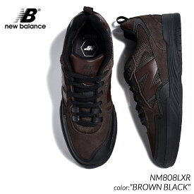 【お買い物マラソン限定クーポン配布中!!】海外限定 NEW BALANCE NUMERIC NM808LXR "BROWN BLACK" ニューバランス ヌメリック スニーカー ( 日本未発売 茶色 ブラウン 黒 ブラック SKATE スケート メンズ )