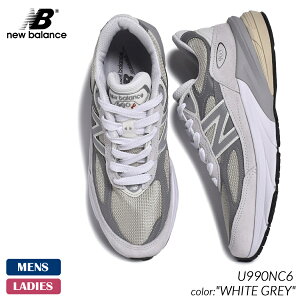 yC[OXӍՌN[|zzIIzNEW BALANCE "made in USA" U990NC6 WHITE GREY j[oX Xj[J[ (  zCg O[ D 992 993 V6 Y )