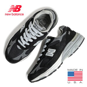�y15���܂ł̂������ő��������I�I�zNEW BALANCE �j���[�o�����X 993 �X�j�[�J�[ Made in USA WR993BK BLACK ( NB �A�����J�� �č��� �u���b�N �� ���f�B�[�X �E�B�����Y 990 991 992 )