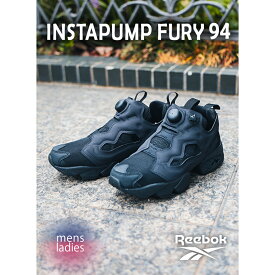 【お買い物マラソンクーポン配布中!!】Reebok リーボック インスタ ポンプフューリー スニーカー INSTAPUMP FURY 94 BLACK ( 黒 ブラック 国内正規品 メンズ レディース 100211659 )