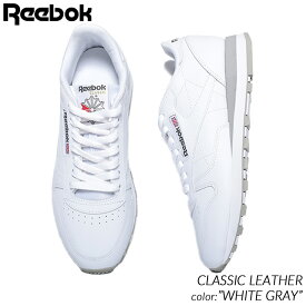 REEBOK CLASSIC LEATHER ”WHITE GRAY” リーボック クラシック レザー スニーカー ( 白 ホワイト グレー メンズ レディース ウィメンズ 100008789 )