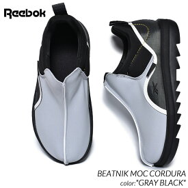 REEBOK BEATNIK MOC CORDURA "GRAY BLACK" リーボック ビートニック モック スニーカー ( グレー 黒 レディース ウィメンズ スリッポン 100034270 )