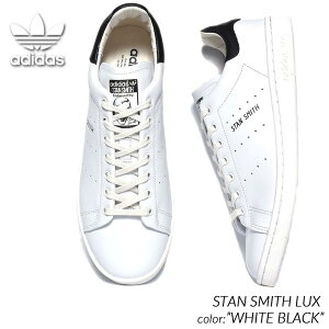 y15܂ł̂őIIzadidas STAN SMITH LUX "WHITE BLACK" AfB_X X^X~X OWA[ Xj[J[ (  zCg  ubN Y HQ6785 )