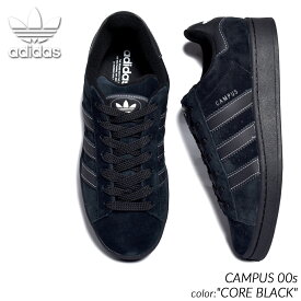 adidas CAMPUS 00s "CORE BLACK" アディダス キャンパス スニーカー ( キャンバス 黒 ブラック トリプルブラック オールブラック ADIMATIC アディマティック スエード メンズ IF8768 )