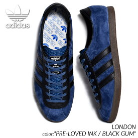 adidas LONDON "PRE-LOVED INK / BLACK GUM" アディダス ロンドン スニーカー ( 紺 ネイビー 黒 ブラック 青 ブルー メンズ city シティーシリーズ IE0825 )