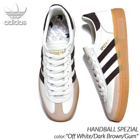 adidas HANDBALL SPEZIAL "Off White/Dark Brown/Gum" アディダス ハンドボール スペツィアル スニーカー ( 白 メンズ ベージュ ブラウン ローテク ヴィンテージ レディース IE3709 )