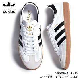 adidas SAMBA DECON "WHITE BLACK GUM" アディダス サンバ デコン スニーカー ( 白 ホワイト 黒 ブラック レザー 革 メンズ レディース ウィメンズ IF0642 )