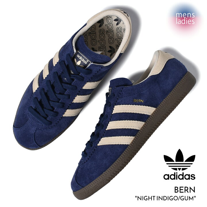 あディダす ベるン W 新品 ないといンディゴ ベージュ ねいビー 24 Adidas Women's Bern W in Night Indigo/Sand Strata/Gum5 adidas