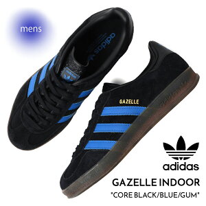 y}\N[|zzIzadidas AfB_X K[ ChA Xj[J[ GAZELLE INDOOR CORE BLACK/BLUE/GUM ( Kbc[  ubN  u[ Y JQ2692 )