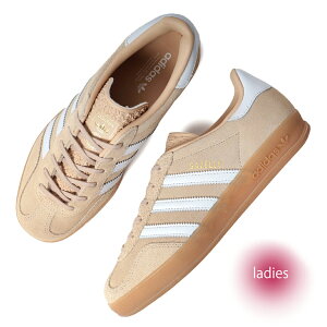 y15܂ł̂őIIzadidas AfB_X K[ ChA Xj[J[ GAZELLE INDOOR MAGIC BEIGE/FTWR WHITE/GUM ( Kbc[ x[W  Y fB[X IH5482 )
