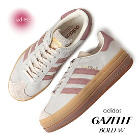 【お買い物マラソン限定クーポン配布中！！】adidas アディダス ガゼル ボールド スニーカー GAZELLE BOLD W CREAM WHITE/WARM CLAY/SAND STRATA ( 厚底 ガッツレー レディース JS3893 )