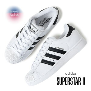 y15܂ł̂őIIzadidas AfB_X X[p[X^[ 2 Xj[J[ SUPERSTAR II FTWR WHITE/CORE BLACK (  zCg  ubN Y fB[X IH8659 )