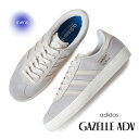 【お買い物マラソン限定クーポン配布中！！】adidas アディダス ガゼル スニーカー GAZELLE ADV GREY TWO/CHALK WHITE/GOLD METALLIC ( ホワイト 白 ローテク メンズ JQ3723 )