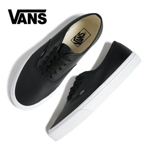 �y15���܂ł̂������ő��������I�I�zVANS ���@���Y �I�[�Z���e�B�b�N �X�j�[�J�[ AUTHENTIC BLACK LEATHER ( ���U�[ �u���b�N �� �����Y ���f�B�[�X �o���Y VN000EGABPB )