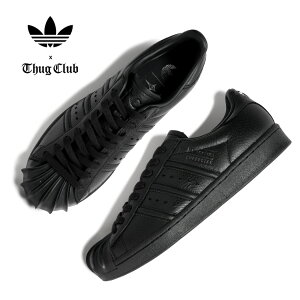 �y���������}���\������N�[�|���z�z��!!�zadidas × THUG CLUB �A�f�B�_�X SUPERSTAR VINTAGE �T�O�N���u �R���{ �X�[�p�[�X�^�[ ���B���e�[�W �X�j�[�J�[ CORE BLACK �� �����Y �؍� KI0824