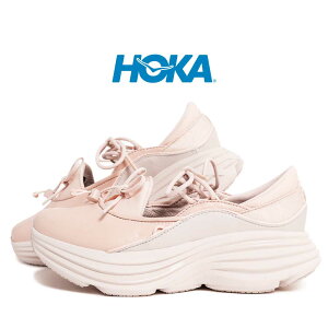 �y���������}���\������N�[�|���z�z���I�I�zHOKA ONE ONE �z�J �I�l�I�l �{���_�C �����[�W�F�[�� �X�j�[�J�[ BONDI MARY JANE BEECH WOOD STUCCO ( �s���N �x�[�W�� ���� ���f�B�[�X �E�B�����Y 1171546-BTC