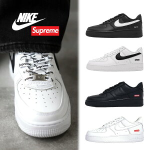 �y15���܂ł̂������ő��������I�I�zNIKE �i�C�L × SUPREME �V���v���[�� �G�A�t�H�[�X AIR FORCE 1 �R���{ �X�j�[�J�[ LOW SP 4 COLOR ( �u���b�N �z���C�g �� �� �{�b�N�X���S AF1 �����Y ���f�B�[�X )