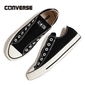 �y15���܂ł̂������ő��������I�I�zCONVERSE �R���o�[�X �I�[���X�^�[ �X���b�|�� ���[�J�b�g �X�j�[�J�[ ALL STAR SLIP N OX BLACK ( �u���b�N �� �L�����o�X �����Y ���f�B�[�X 31318890 )