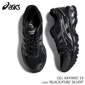 asics GEL-KAYANO 14 "BLACK / PURE SILVER" アシックス ゲル カヤノ スニーカー ( 黒 ブラック ランニング メンズ レディース ウィメンズ 1201A019-006 )