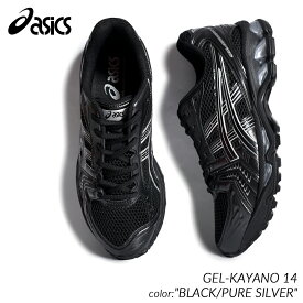 【超ポイントバック祭限定クーポン配布中！！】asics GEL-KAYANO 14 "BLACK / PURE SILVER" アシックス ゲル カヤノ スニーカー ( 黒 ブラック ランニング メンズ レディース ウィメンズ 1201A019-006 )
