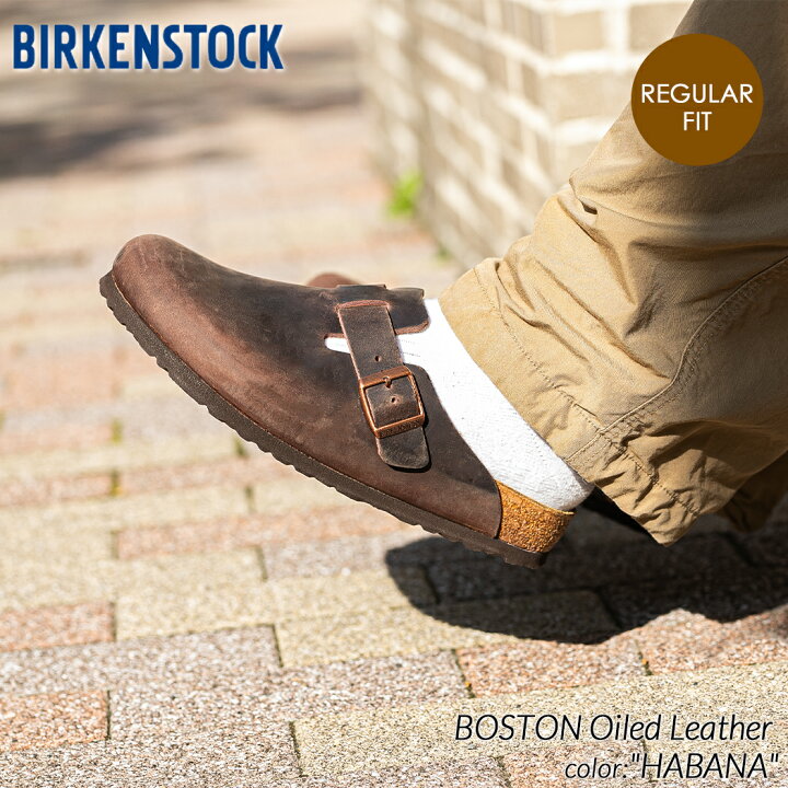 楽天市場】BIRKENSTOCK BOSTON Oiled Leather ( REGULAR FIT ) HABANA 