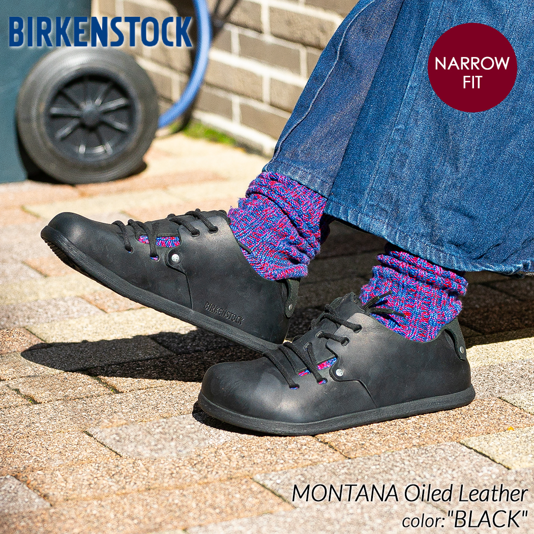 楽天市場】BIRKENSTOCK MONTANA Oiled Leather ( NARROW FIT ) BLACK