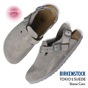 y15܂ł̂őIIzBIRKENSTOCK rPVgbN gLI XG[h TOKIO 2 SUEDE ( NARROW FIT ) Stone Coin fB[X T_ {Xg 1028329