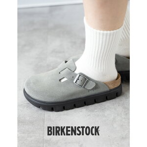 y15܂ł̂őIIzBIRKENSTOCK rPVgbN  BOSTON CHUNKY {Xg `L[ T_ LEVE BASALT GRAY ( O[ DF U[T_ XG[h Y fB[X 102914