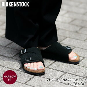 y}\N[|zzIzBIRKENSTOCK ZURICH ( NARROW FIT ) "BLACK" rPVgbN `[bq XG[h T_ ( Y fB[X EBY XCh  SANDAL XCh 