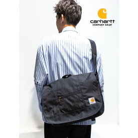 【イーグルス感謝祭限定クーポン配布中！！】CARHARTT カーハート メッセンジャーバッグ バッグ RIPSTOP MESSENGER BAG リップストップ BLACK ( ブラック 黒 ショルダーバッグ PC収納 メンズ レディース CB0509BLK )