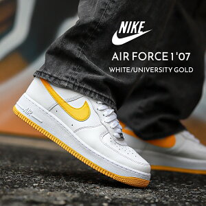 y|Cg10{IX[p[SALEԒGg[K{IzNIKE iCL GAtH[X [ Xj[J[ AIR FORCE 1 '07 "WHITE/UNIVERSITY GOLD" (  zCg F CG[ Y FJ4146-105 )