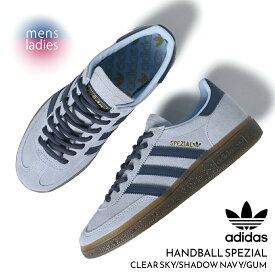 【お買い物マラソン限定クーポン配布中！！】adidas アディダス ハンドボール スペツィアル スニーカー HANDBALL SPEZIAL "CLEAR SKY/SHADOW NAVY/GUM" ( 青 水色 ガムソール レディース JR2650 )
